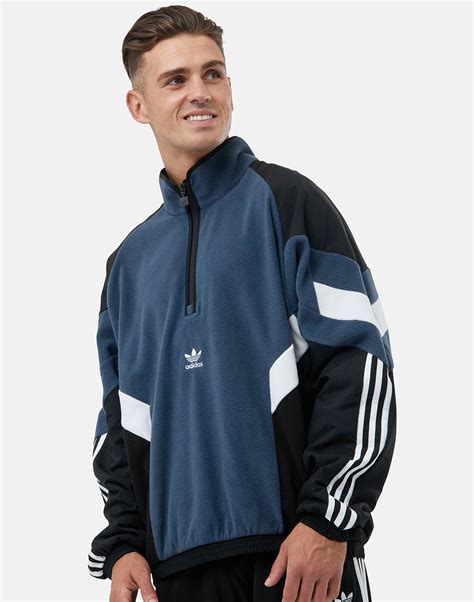 adidas originals half zip flc|adidas Originals Men's Adicolor Polar Fleece Half.